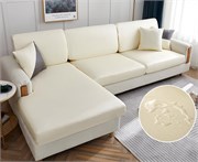Диванная большая подушка из экокожи 45x65 см. 4641
