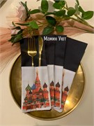 Куверты для столовых приборов с печатью 4642